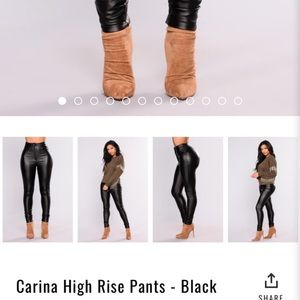 Fashion Nova Carina High Rise Pants XS